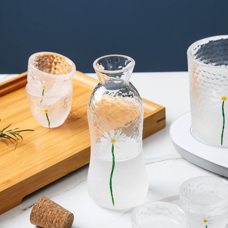 Copa de vino pequeña de Daisy Cloud, frasco de cadera, vaso pequeño de uno o dos usos, vaso de bebidas alcohólicas, utensilios de vino
