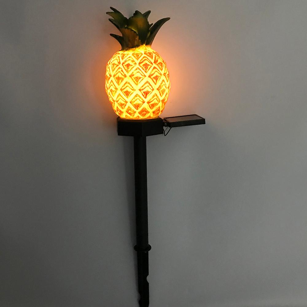 Led ananas aurinko nurmikkolamppu anturin ohjaus piikki lamppu energiavalo  ip65 vesitiivis puutarhavalaistukseen sisäpihalle