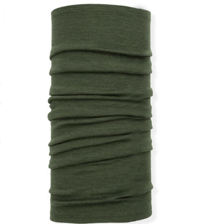 Polaina de cuello de lana merina Unisex, Bandana de lana merina para esquí, envoltura de anillo, bufanda cálida de 1 capa, 100%