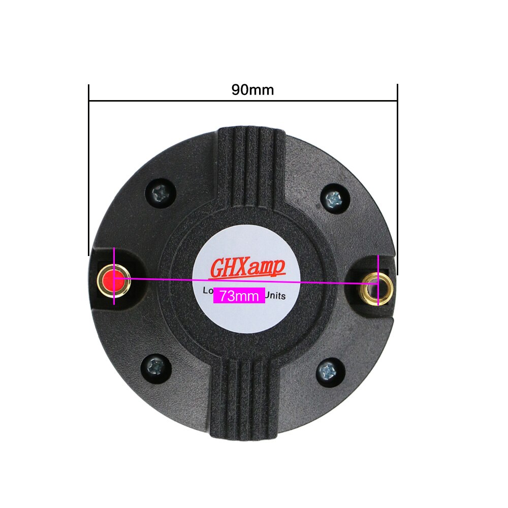 Ghxamp 34.4 Mm 34 Kern Hoorn Tweeter Speaker Drive 8Ohm 40W Magneet 90*15 Mm Stadium Treble Speaker hoofd Met Draad Titanium Film 1 Pc