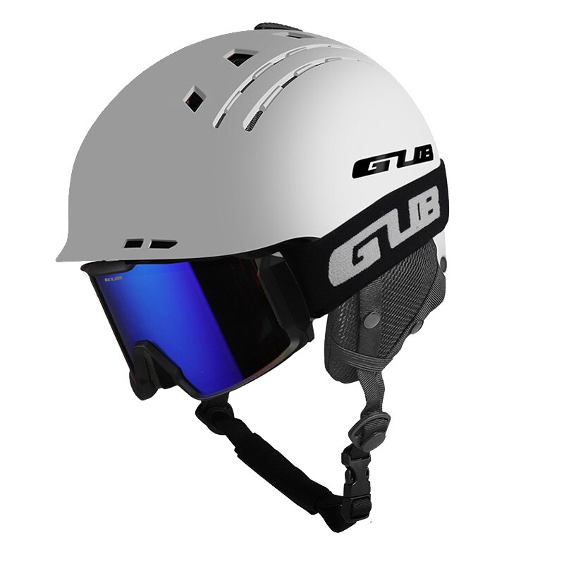 Casco de esquí de invierno para hombre y mujer, para deportes al aire libre, esquí, senderismo, escalada, mantener el calor, casco de Snowboard ajustable, casco de seguridad para monopatín: color 01