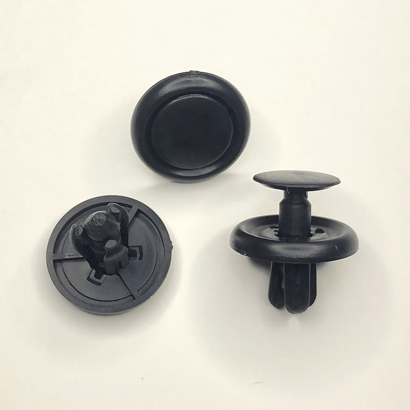 Remaches de plástico de 7mm para motor de coche, Clips de remache para Toyota Avensis, Corolla, Prius, Yaris, Lexus, ES300, ES350, 50 Uds.