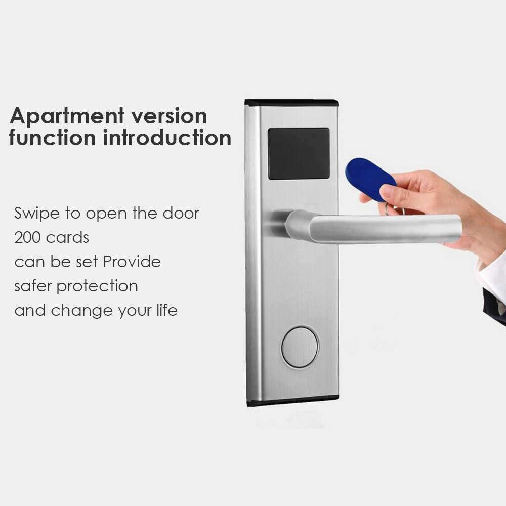 Hotel door access system digital Electric intelligent Electronic hotel key card door lock