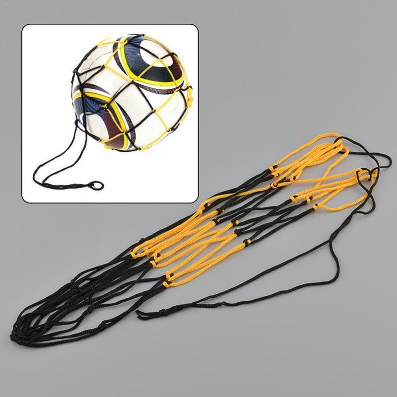 Ball net bag net bag mesh for soccer ball basketball closure durable football standard soccer drawstring volleyball outdoor  a4 l 7
