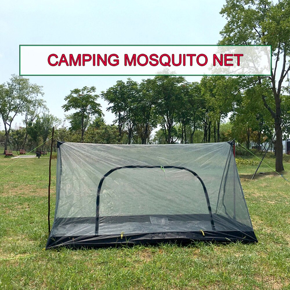 Outdoor Camping Tent Ultralight Mesh Mosquito Tent Waterproof Folding Insect Repellent Net Tents Guard for Fishing Hiking Picnic