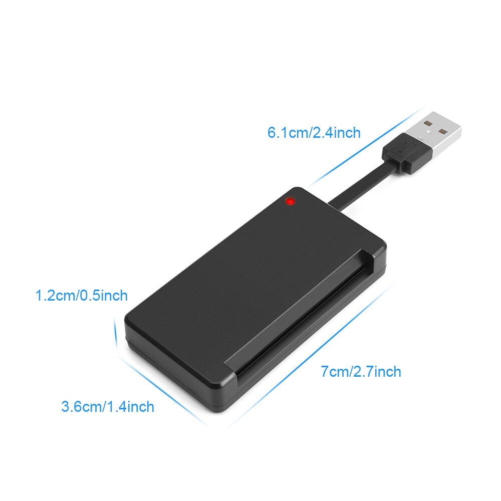 Rocketek usb 2.0 smartkortläsare cac,id bankkort,sim-kort cloner kontakt kortläsare adapter pc dator laptop tillbehör