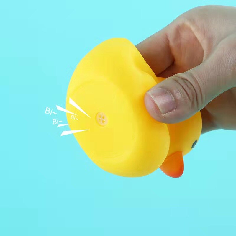 40-200 pieces squeaky rubber duck float bath toy baby shower water toy for pool party toy boys girls