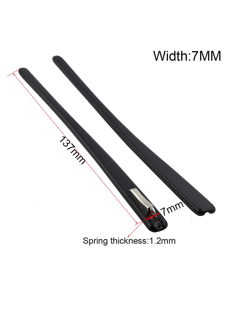 20 stücke (10Paare) Schwarz Gläser Acetat Brillen Tempel Bein Spitze Optische Rahmen Brillen Reparatur Teile: Breite 7mm