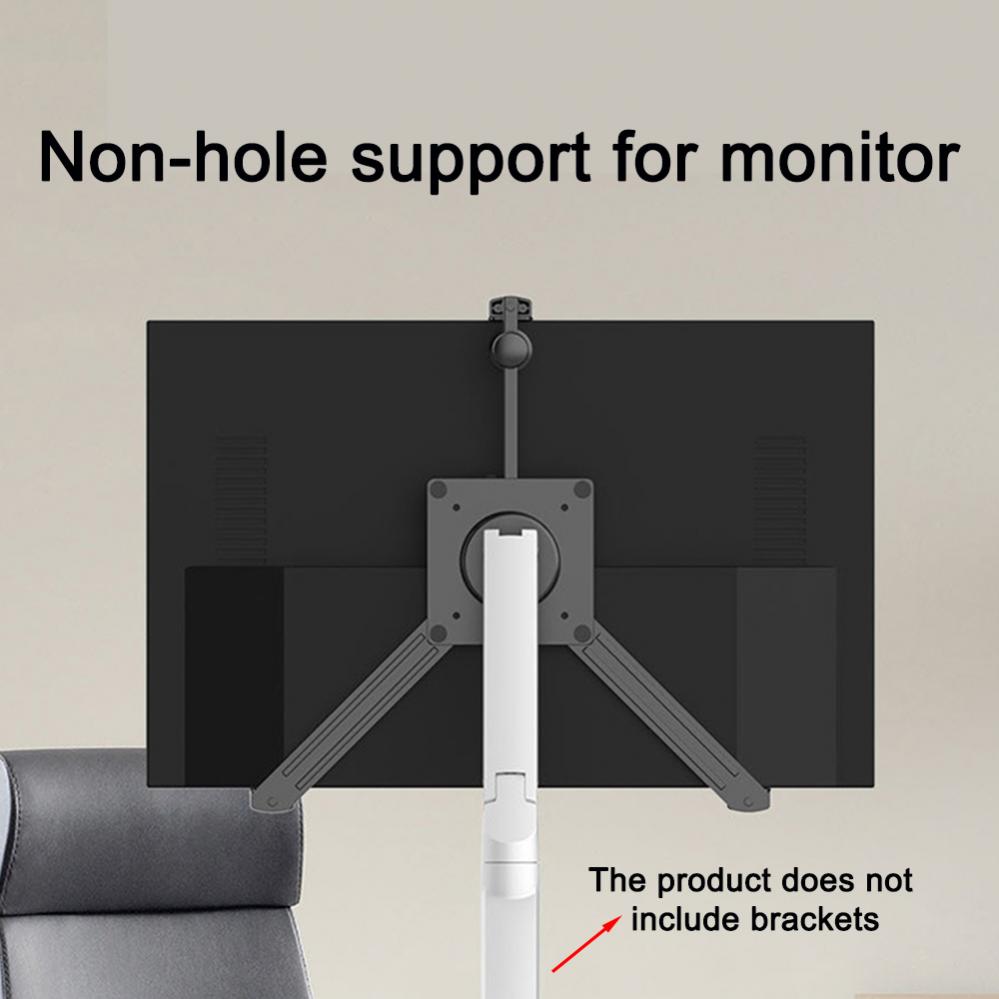 17-32 Inch Extension Adapter Fixing Bracket Monitor Holder Support for under 9KG No Mounting Hole Monitors LCD Display