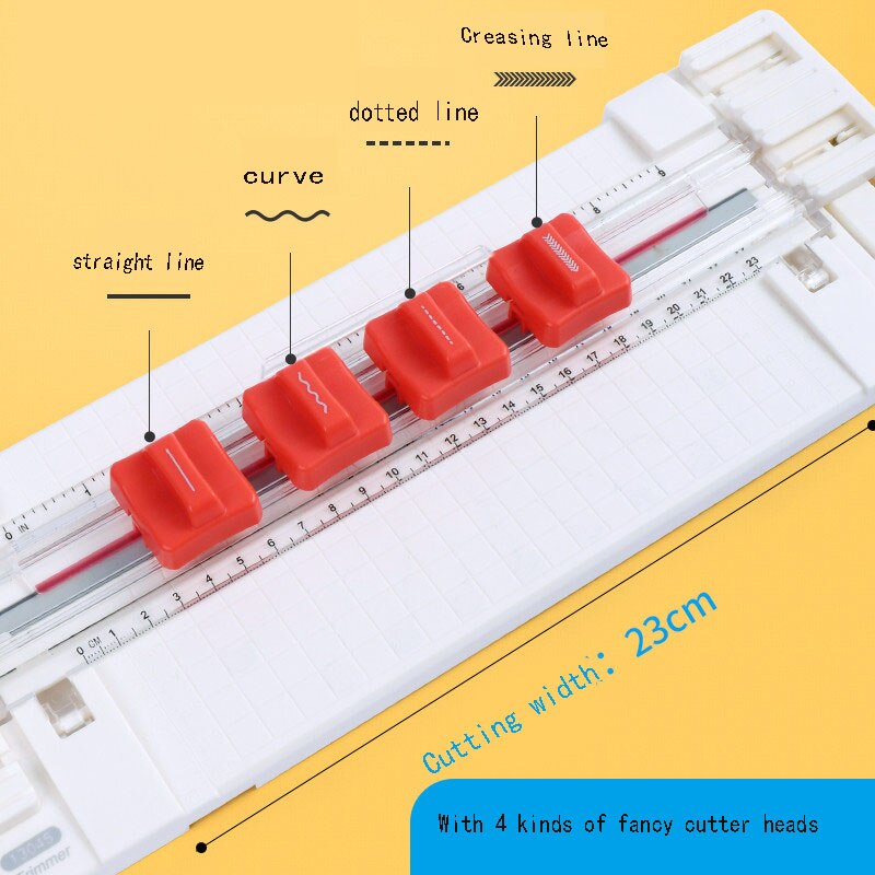 Fromthenon A34 Photo Quiet Book Manual Paper Cutter Paper Cutter DIY Dotted Line Straight Wave Creasing Paper Cutter Machines