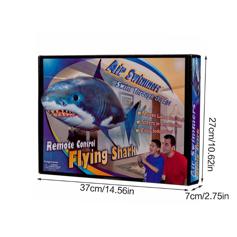 Remote Control Flying Fish Shark Wedding Birthday Arrangement Inflatable Toy Ball Inflatable Toy Electric Aerial Clown Fish