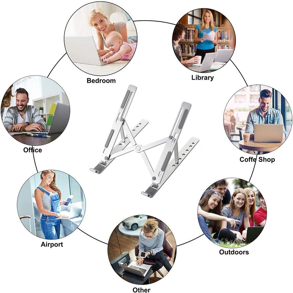 Portable Laptop Adjustable Stand Base Laptop Table Support Notebook Holder for Macbook Pro Computer Stand Tablet Bracket