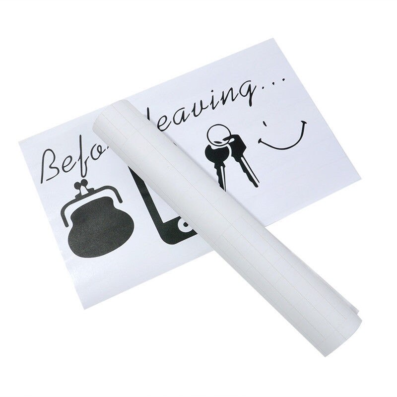 1 Set Before Leaving Reminder Quotes Wall Stickers Bedroom Living Room Door wall Decor for Daily Poster Mural