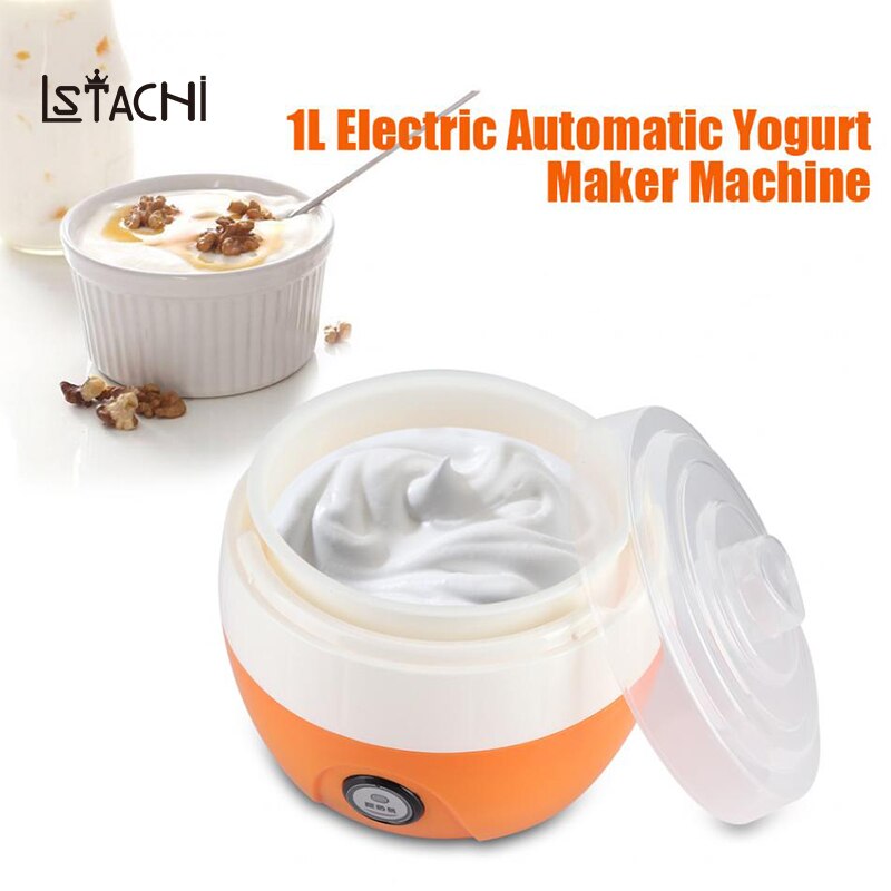 LSTACHi 220 V 1L Elektrische Automatische Yoghurt Maker Machine Yoghurt DIY Tool Plastic Container Kithchen Apparaat