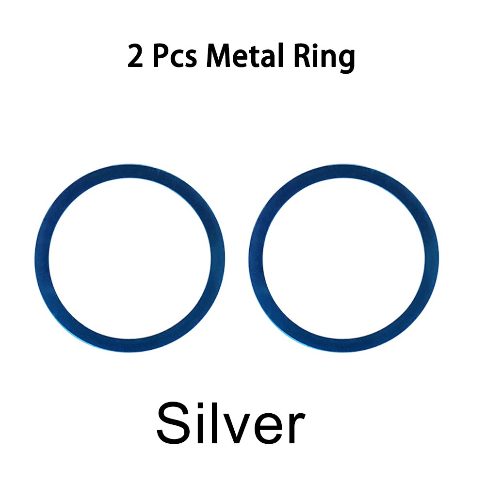 10Pcs Universele Ronde Metalen Ringen Voor Iphone Samsung Telefoon Opladen Magnetische Auto Mount Houder Magneet Voor Qi Draadloze Oplader: 2 PCS