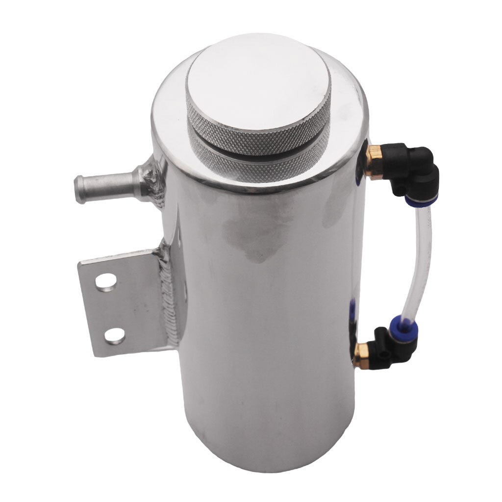 Radiador de agua Universal contenedor inoxidable depósito de botella de tanque de desbordamiento de refrigerante
