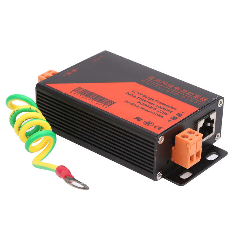 Ethernet Anstieg Schutz Überwachung System RJ45 Blitz Schalldämpfer für Sicherheit Mit