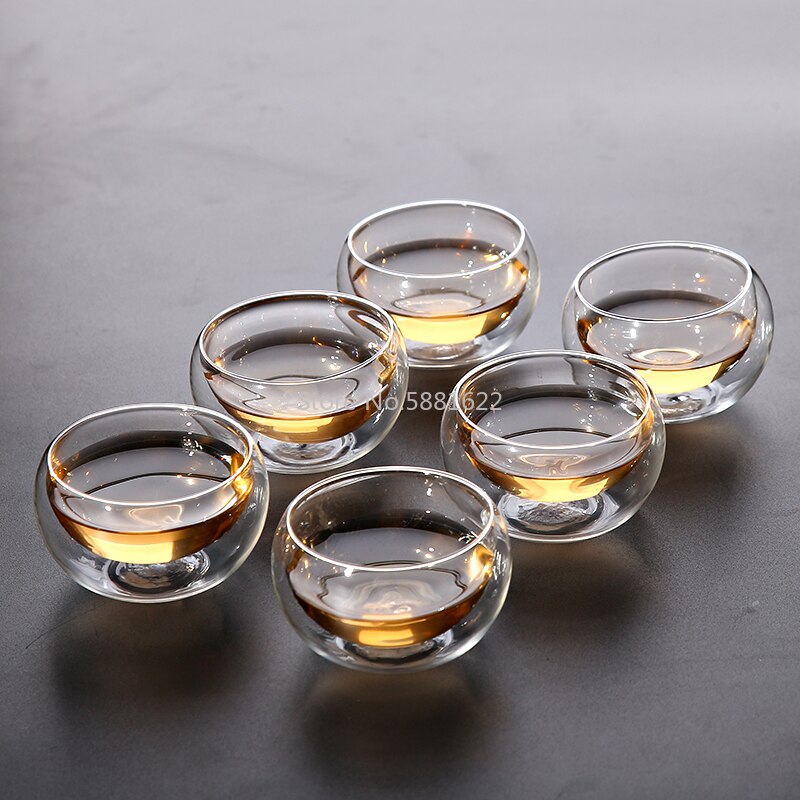 Heat-resistant Glass Cups for Coffee Transparents Teacup Glass Coffee Tea Cup