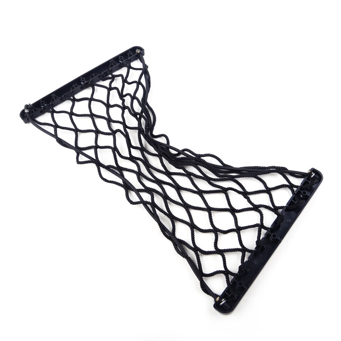 DWCX Universal Rear Trunk Side Cargo Net Elastic Storage Nylon Mesh For Fire Extinguisher Luggage