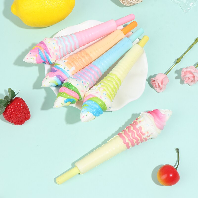 Slow Rebound Ice Cream Stress Reliever Soft Neutral Pen Student Appliance