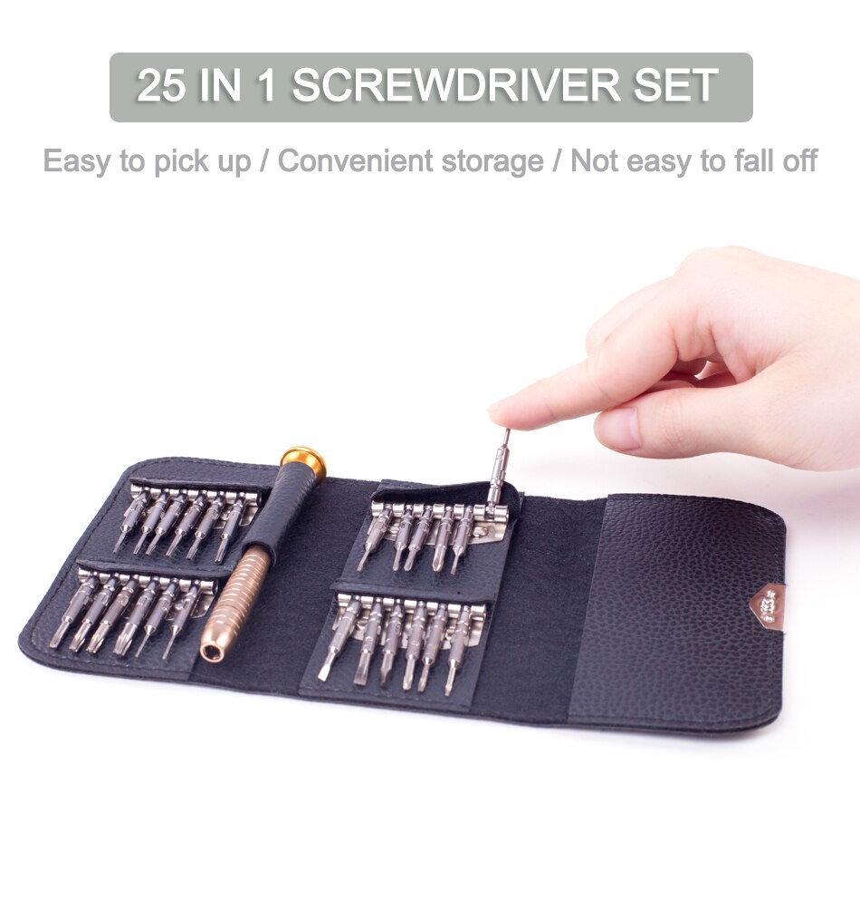 Schroevendraaier Set 25 In 1 Torx Schroevendraaier Reparatie Tool Set Precisie Schroevendraaier Voor Telefoons Tablet Pc