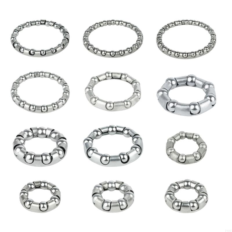 P88E 8pcs Bicicletas bicicleta Forquel Buardador soporte Bottoming Bolas acero carbono Retener los auriculares