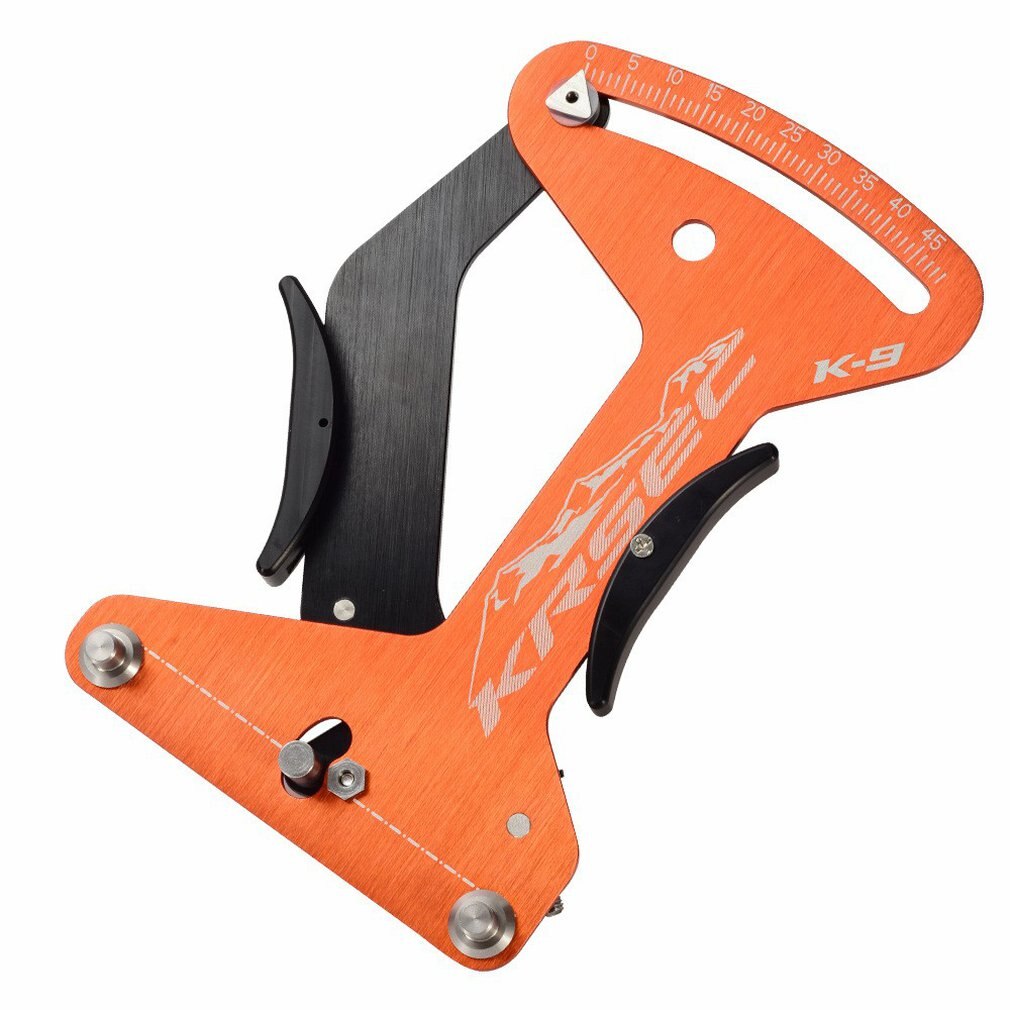 Fahrrad Speichen Tensiometer Aluminium Legierung Laufradsatz Korrektur Felge Schleife Einstellung Werkzeug Harte Eloxieren Farbecht: Orange