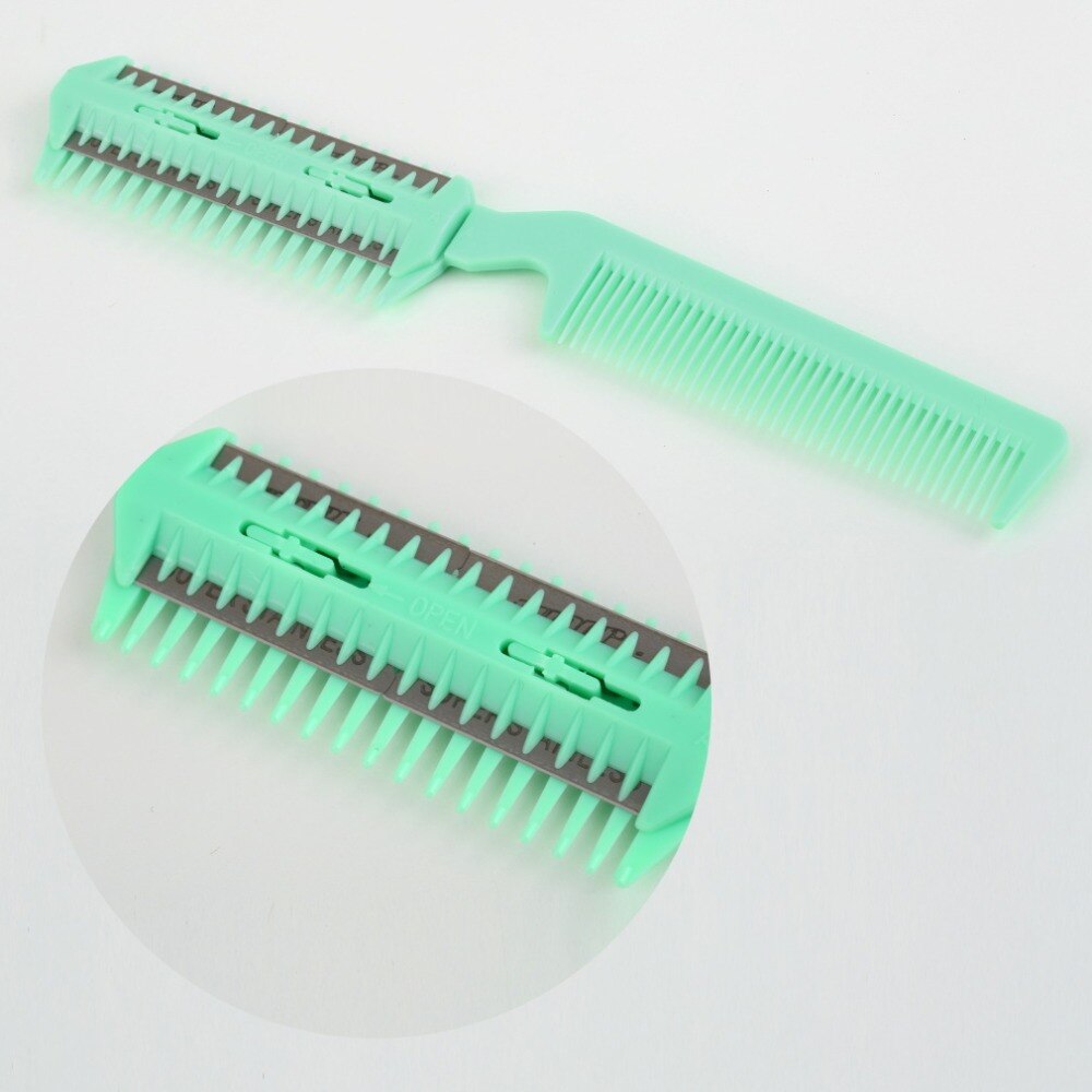 1 pc Multi-Functional Home DIY Hair Razor Comb Hairdressing for Shaping Layering and Trimming Hair