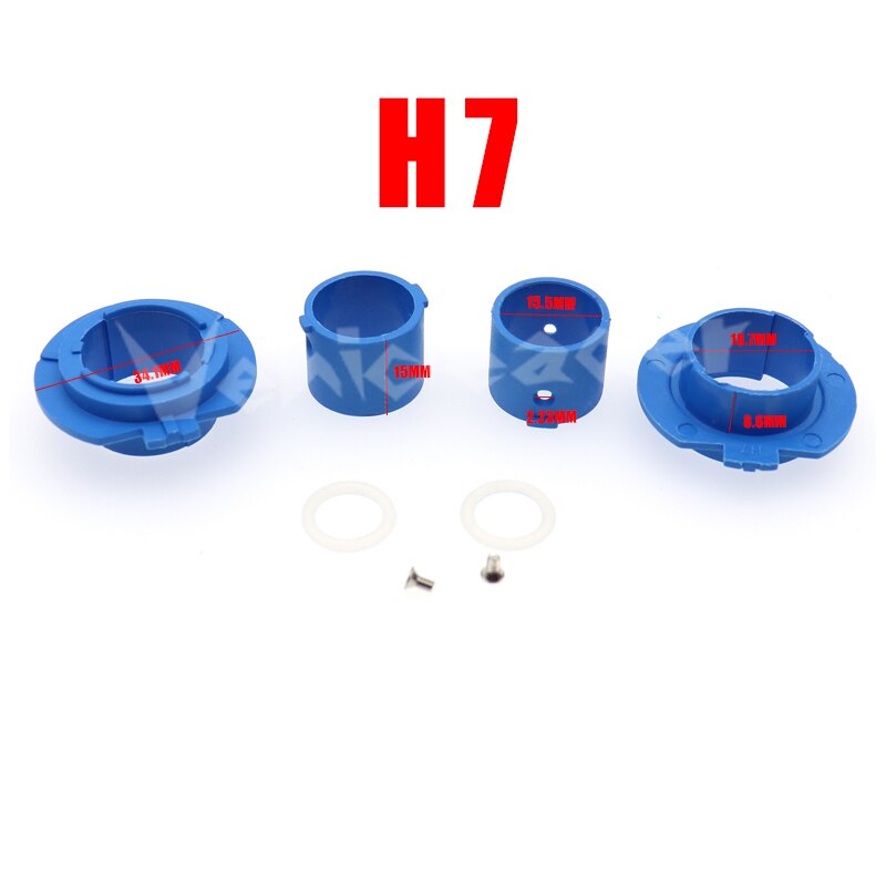2 buc. adaptor de bază pentru bec pentru faruri cu led pentru mașină, suport de reținere 880 / 9006-hb4 / 9005-hb3 / h11 / h7 / h4-hb2 / h3 / h1: H7