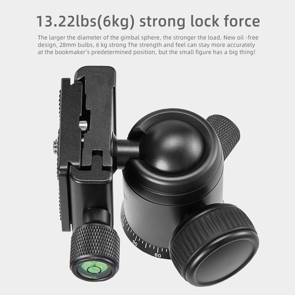 BEXIN MS02 MS08 Portable Tripode Light Travel Stand Tabletop Video Mini Tripod with 360 Degree Ball Head for DSLR Camera