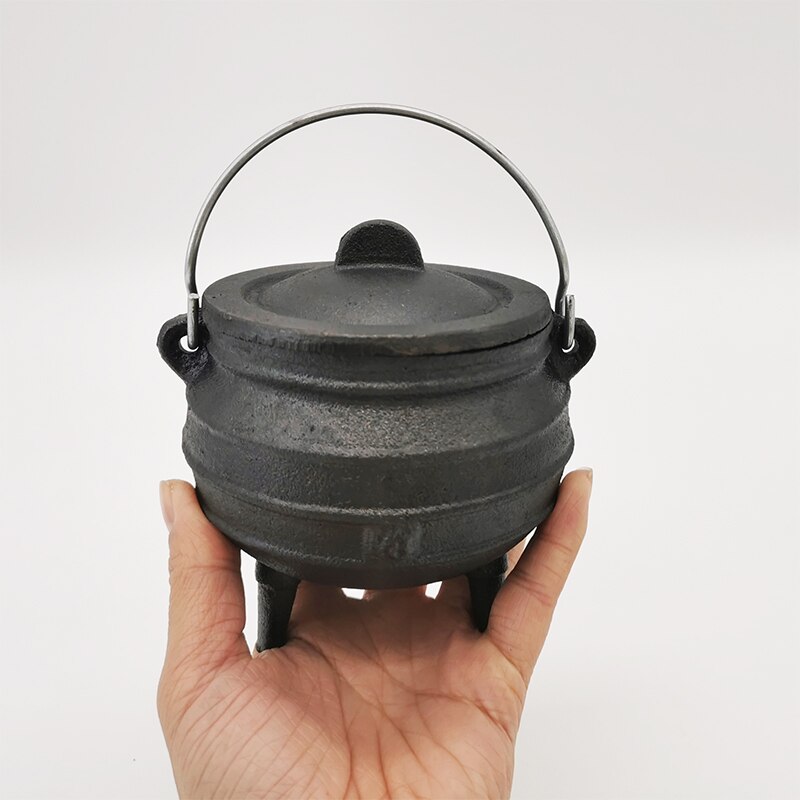 1/8# 350ml Small Cast Iron Cauldron South Africa Potjie Pot Cookware