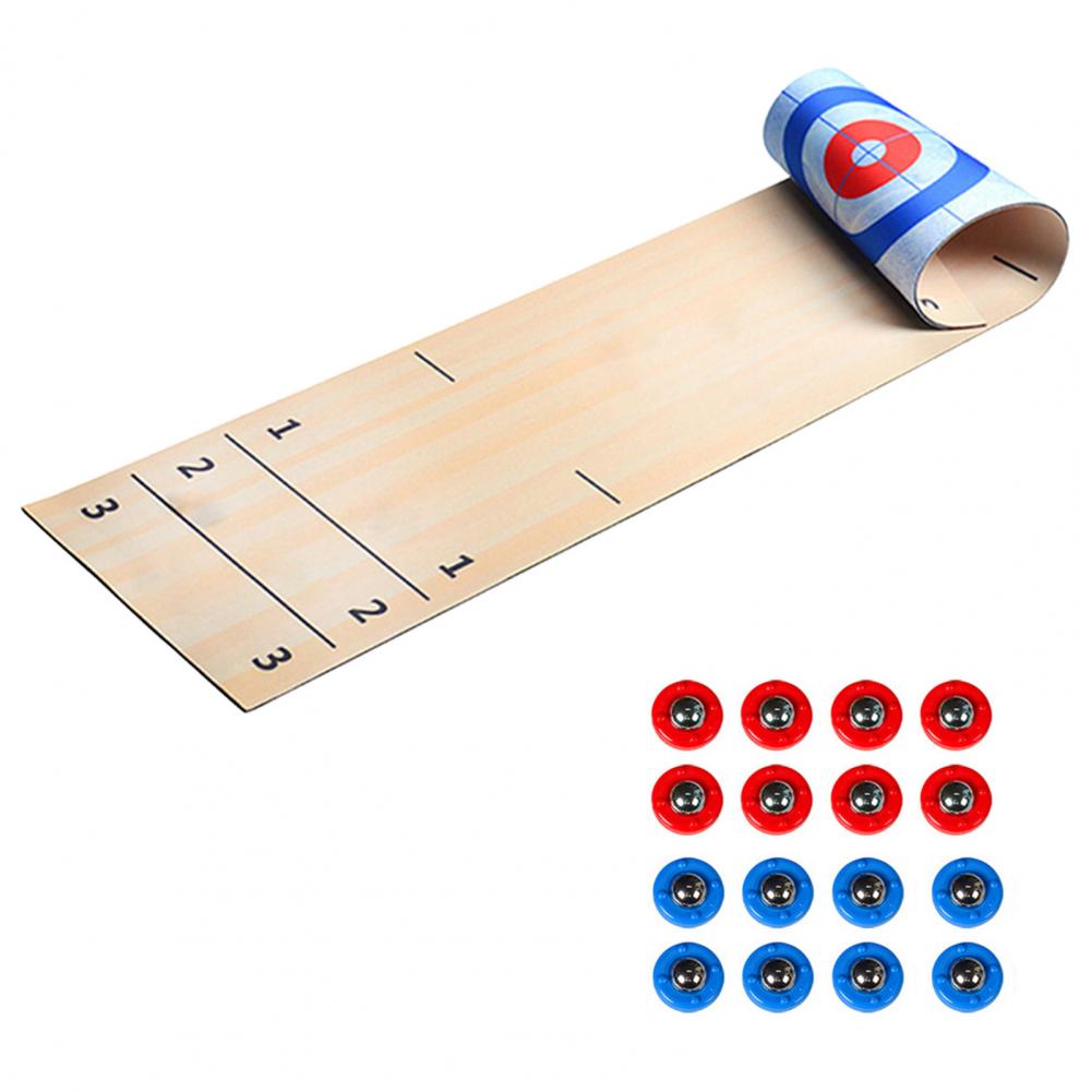 Mini-curling-spiel für den schreibtisch, dekompressions-abs-spiel für die ganze familie, tischspiel für kinder zu hause, bodenspiele