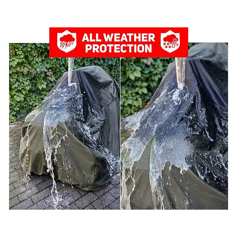 Garden Outdoor Drag Mower Cover Waterproof Protective Cover Storage Cover 210D Oxford Cloth