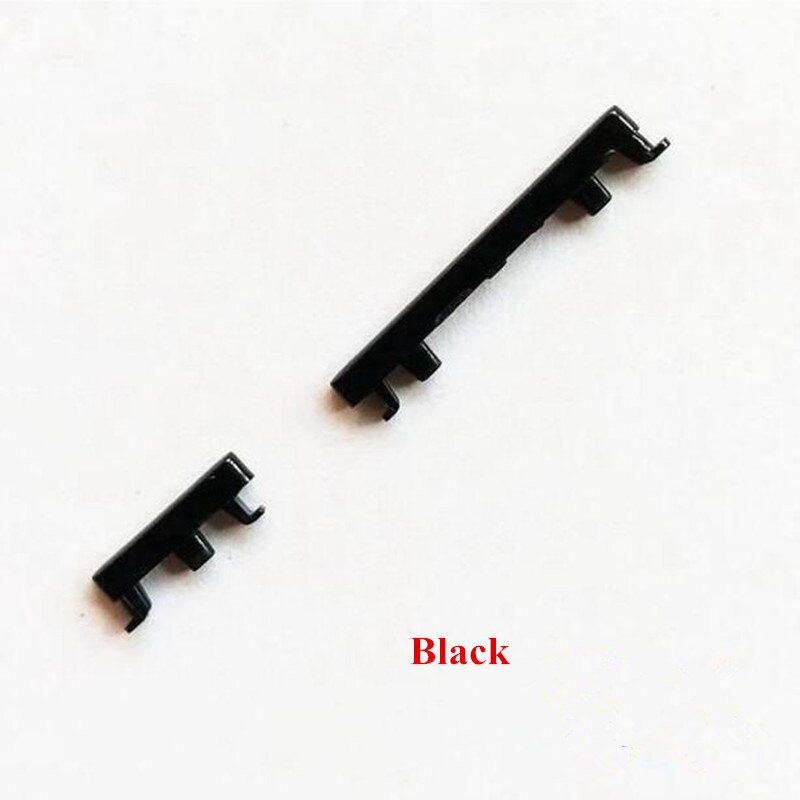 Power & Volume Zijknop Keys + Lock Vergrendeling Bretels Beugels + Power & Volume Flex Kabel Voor Xiaomi Redmi opmerking 7: Black