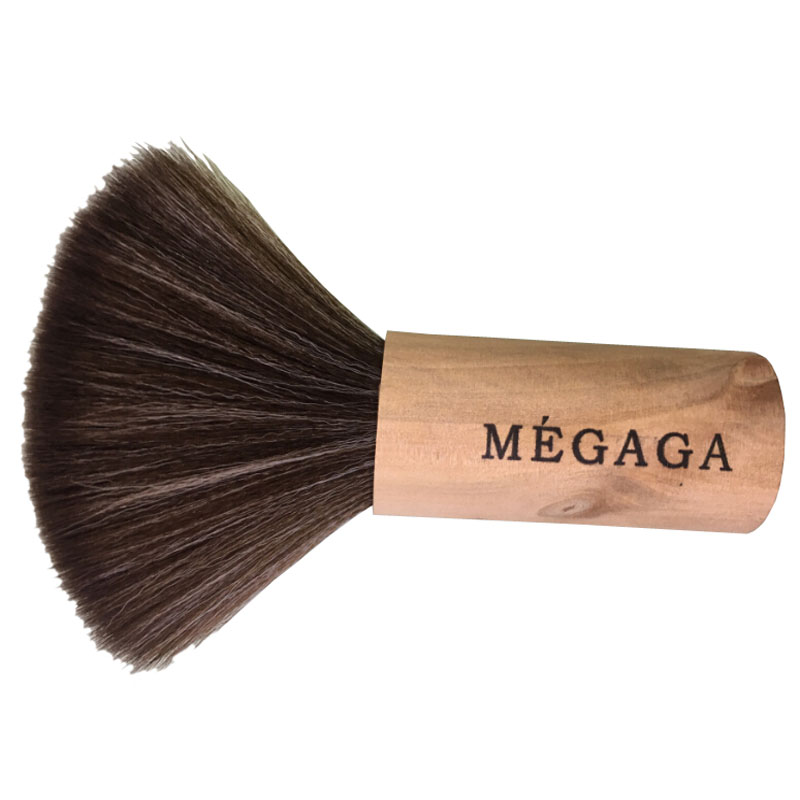 Cepillo de limpieza de barbería Ultra suave, cepillo de pelo para barrer el cuello, cepillo de polvo facial para salón, Herramienta de Peinado del hogar, 1 unidad