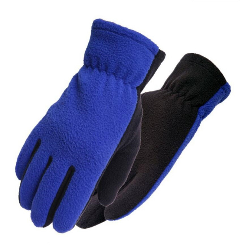 Dichski Vrouwen Mannen Winter Warm Skiën Handschoenen Mannen Ski Handschoenen Snowboard Handschoenen Motorrijden Wanten Sneeuw Windstopper Handschoen: Q308 Blue Dark blue
