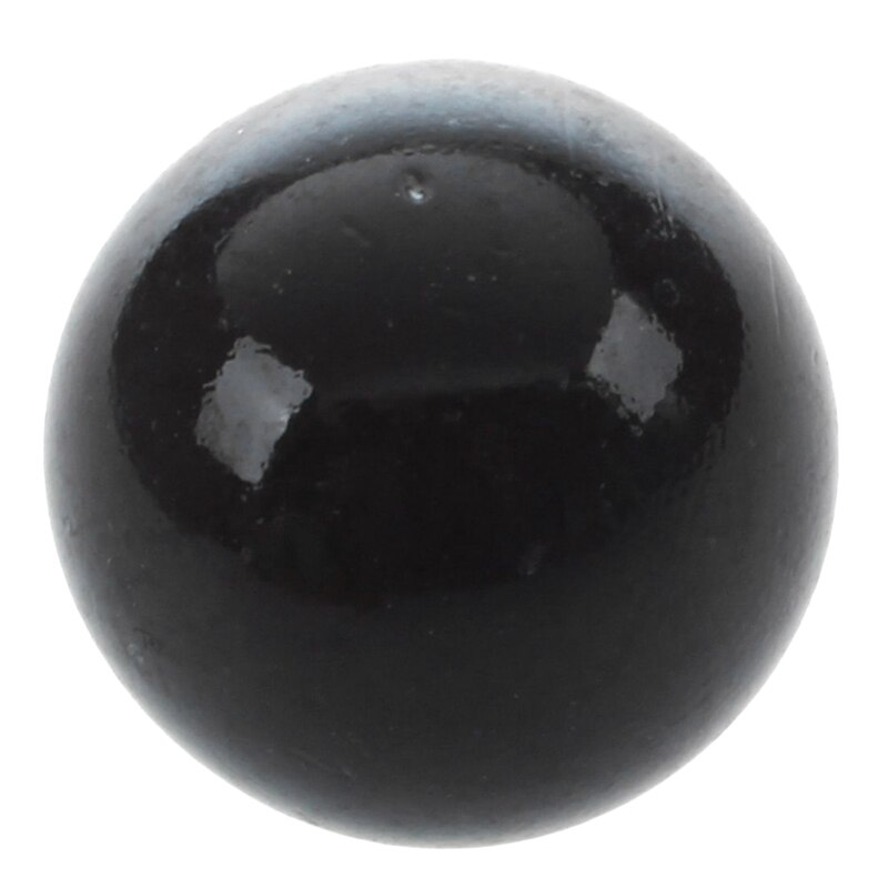 20 Pcs Knikkers 16Mm Glazen Knikkers Knicker Glas Ballen Decoratie Kleur Nuggets Speelgoed, 10 Pcs Black & 10 Pcs Wit