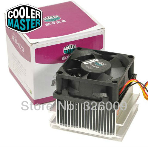 Original CoolerMaster A73, Silent 70mm cooling for Intel Socket 478 Pentium 4 Celeron D, CPU radiator cooling fan,