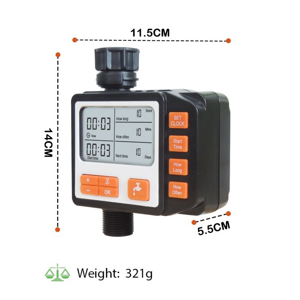 Automatic Watering Timer Irrigation Controller Irrigation Timer Watering Controller Watering Sprinkler SystemGarden Accessories