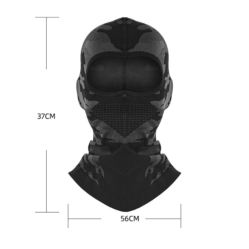 Motorcycle Bike Balaclava Full Face Mask Breathable Cycling Climbing Hiking Training Face Scarf Windproof Helmet Liner Caps: Medium