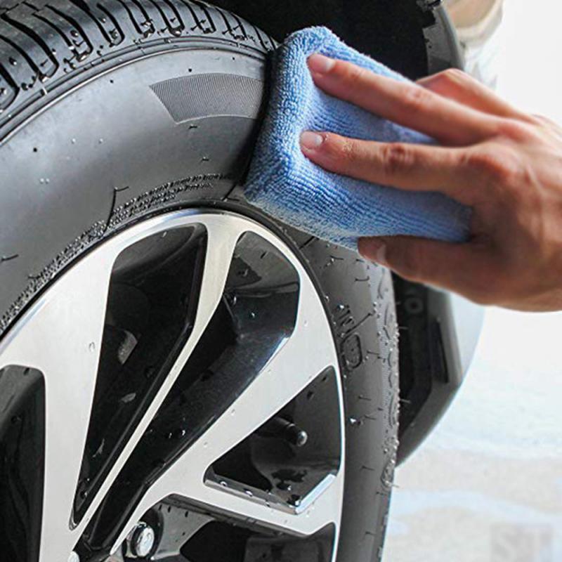 Car Wash Cleaning Sponge Block Microfiber Wax Applicator Pad Polishing Sponge Terry Cloth Box Polished Cleaning Block