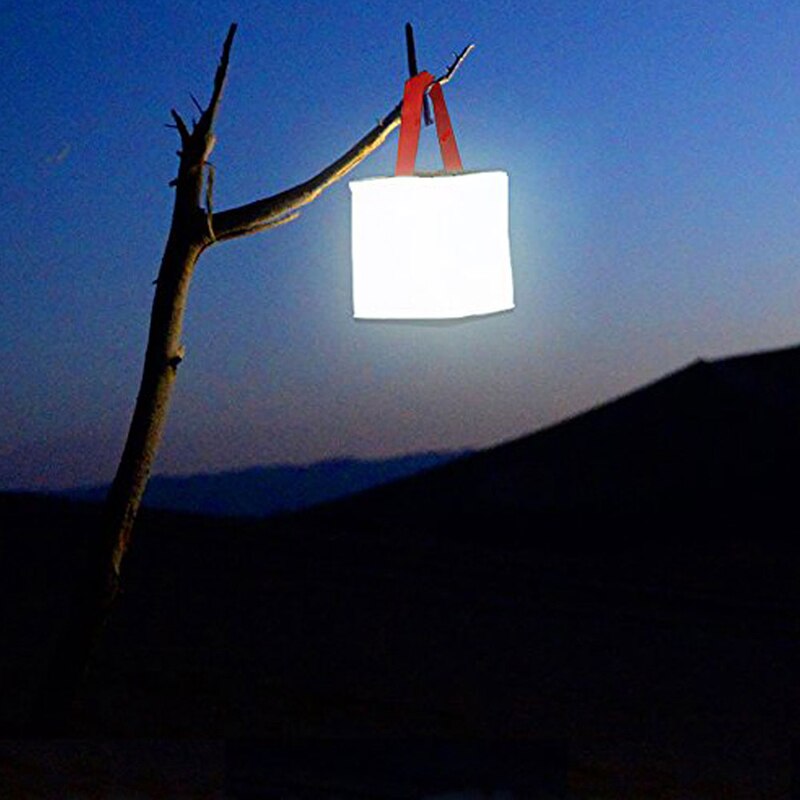 Inflatable Solar Lamp Powered Lantern Solar Inflatable Folding Telescopic Lighting Outdoor TPU Hiking Lantern USB Rechargeable