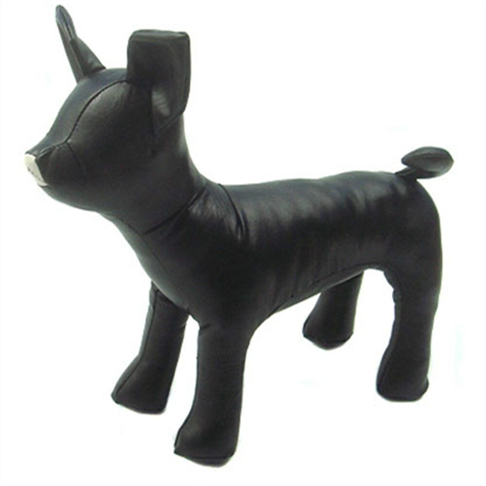 Dog Mannequin Pet Shop Dog Model Dog Clothes Collar Necktie Display Tools: black / S