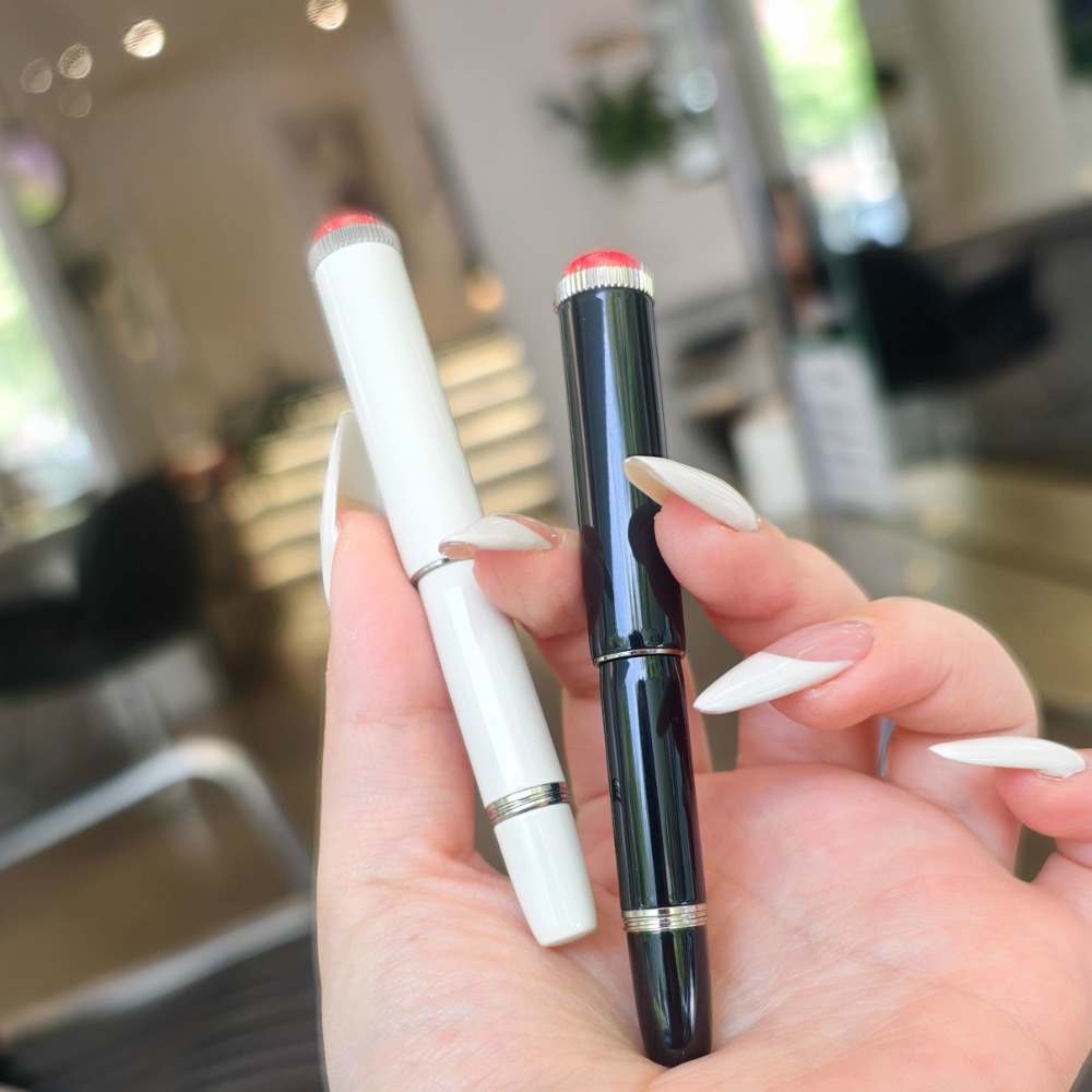 Hoohill Pico Limited Red Mini Pocket Series Short Metal Fountain Pen EF/F/M Nib Writing Business Stationery Student