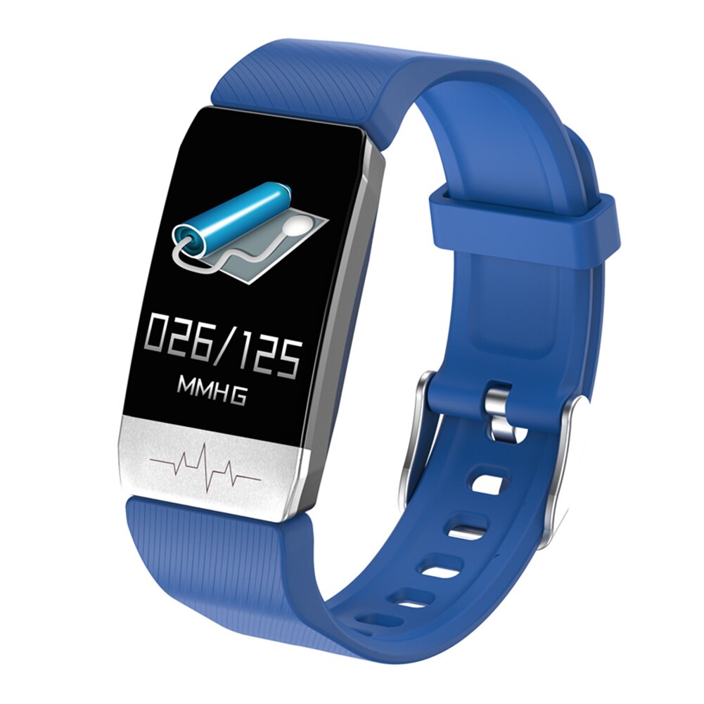 Smart Armband Lichaamstemperatuur Fitness Tracker Bloeddruk Waterdichte Sport Slimme Band Sport Mannen Vrouwen Band