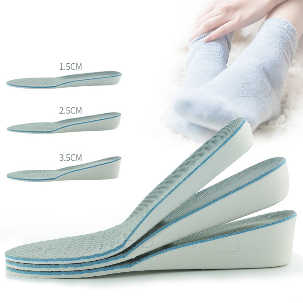 Semelles intérieures EVA Ultra fines, respirantes et confortables, semelle en Polyester, unisexe, hauteur 1-3.5cm