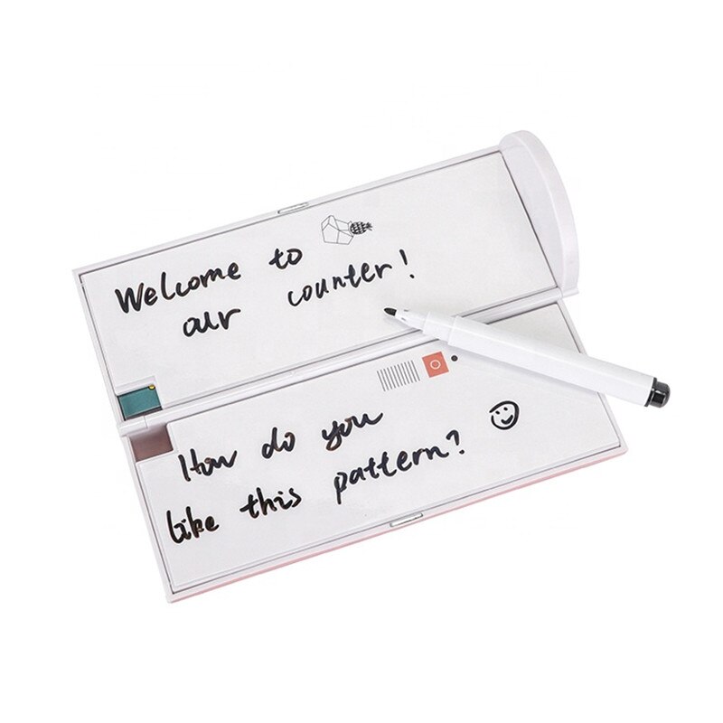 Kawaii Pencil Case Double Layer Pen Box With Mirror Calculator Whiteboard Pen Wiper For School Supplies Cosmetic case etui