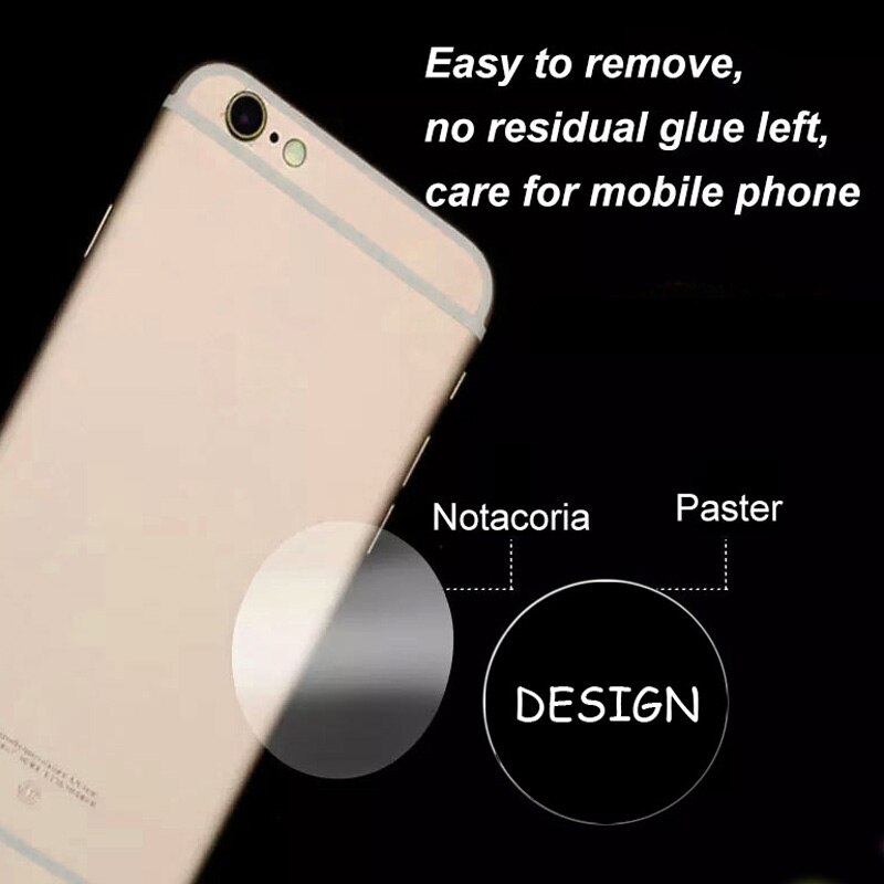 40mm okrągła metalowa płytka do magnetycznego telefonu komórkowego uchwyt samochodowy bez uchwytów z mocny klej naklejka na uchwyty do telefonów samochodowych