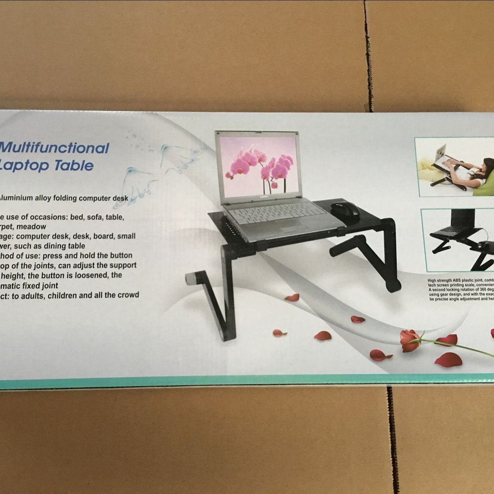 Koeling Laptop Bureau Duurzaam En Praktische Aluminiumlegering Vouwen Knop Type Joint Vouwen Computer Bureau