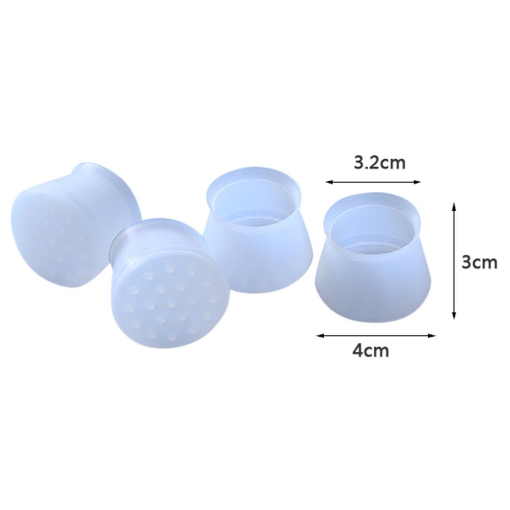 16pc tafel stoelpoot siliconen dop pad meubel tafelvoet hoes vloerbeschermer stoel tafelvoet hoes beschermer #25